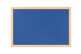 Bi-Office Earth-It Blue Felt Noticeboard Oak Wood Frame 600x900mm - FB0743233 DD